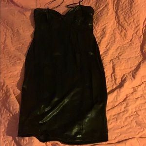 Black mini dress